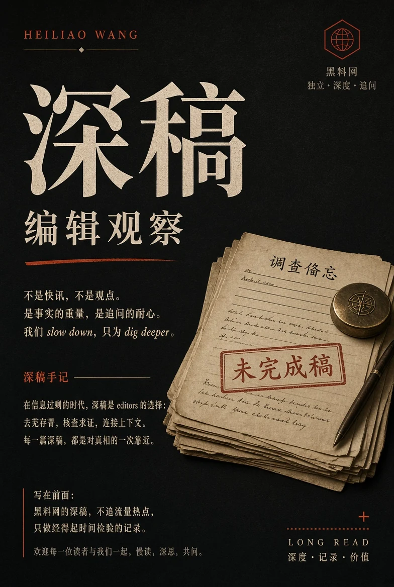 深度阅读编辑观察
